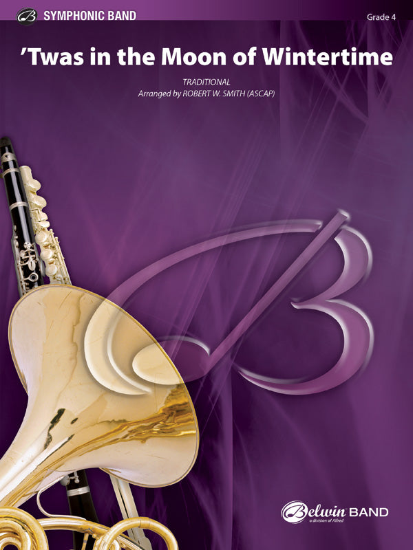 Twas in the Moon of Wintertime: 1st B-flat Trumpet Sheet Music Preview