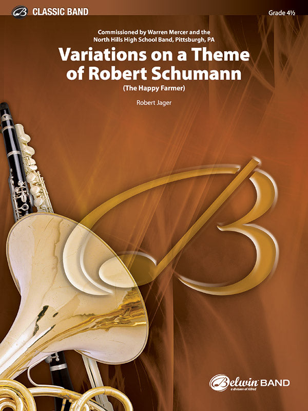 Variations on a Theme of Robert Schumann: E-flat Alto Saxophone Sheet Music Preview