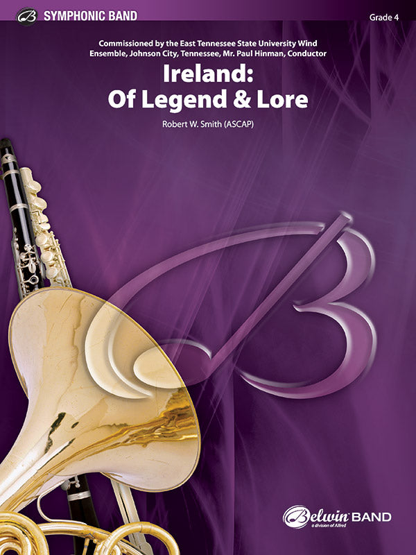 Ireland: Of Legend and Lore: 2nd B-flat Clarinet Sheet Music Preview