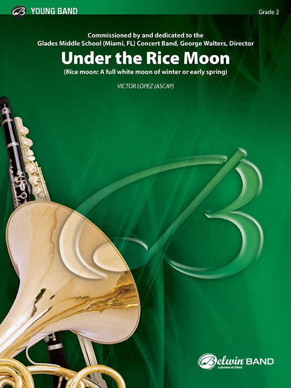 Under the Rice Moon: B-flat Bass Clarinet Sheet Music Preview