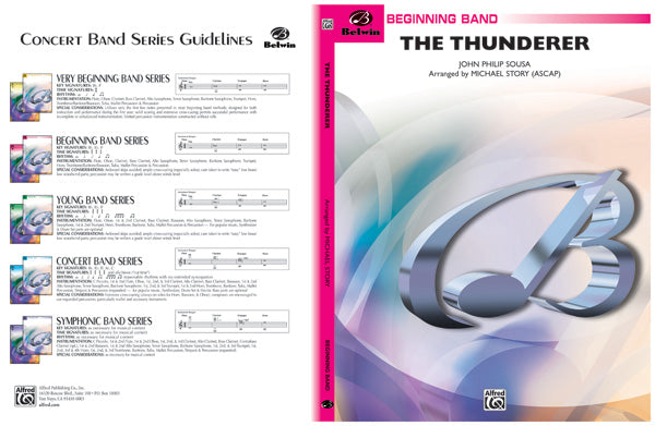 The Thunderer: B-flat Bass Clarinet Sheet Music Preview