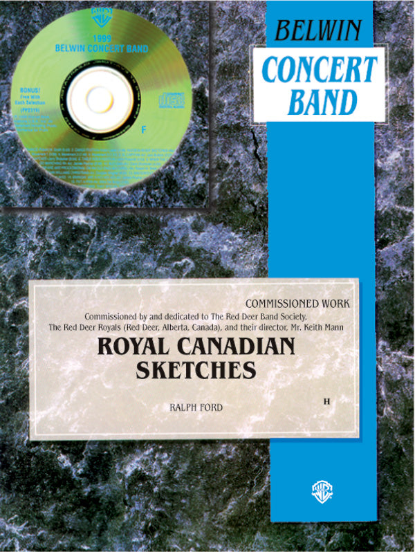 Royal Canadian Sketches: 2nd E-flat Alto Saxophone Sheet Music Preview