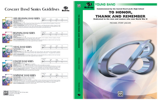 To Honor, Thank and Remember Sheet Music Preview