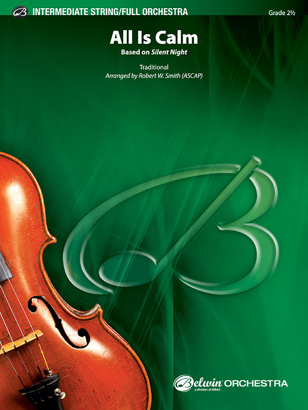All Is Calm (Based on "Silent Night"): 2nd Percussion Sheet Music Preview