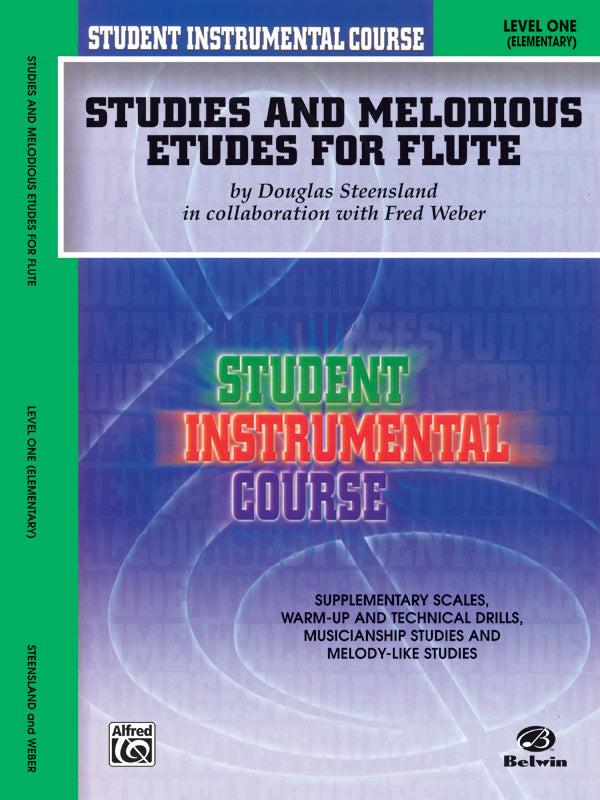 Student Instrumental Course: Studies and Melodious Etudes for Flute, Level I Cover Image