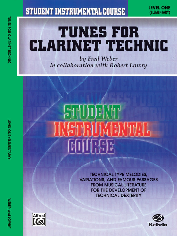 Student Instrumental Course: Tunes for Clarinet Technic, Level I Cover Image