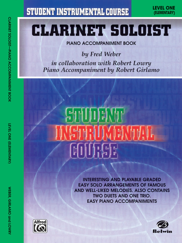 Student Instrumental Course: Clarinet Soloist, Level I Cover Image
