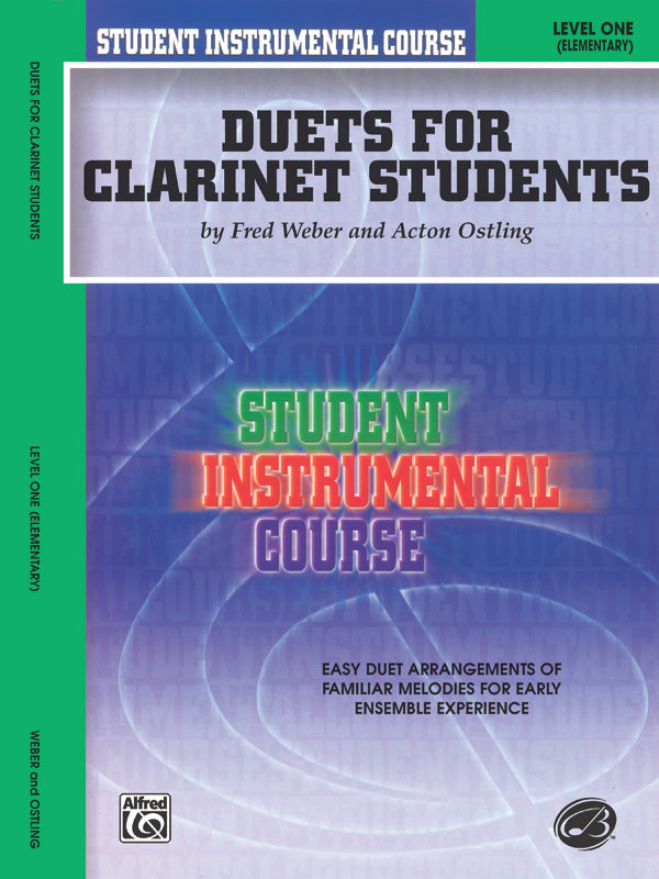 Student Instrumental Course: Duets for Clarinet Students, Level I Cover Image
