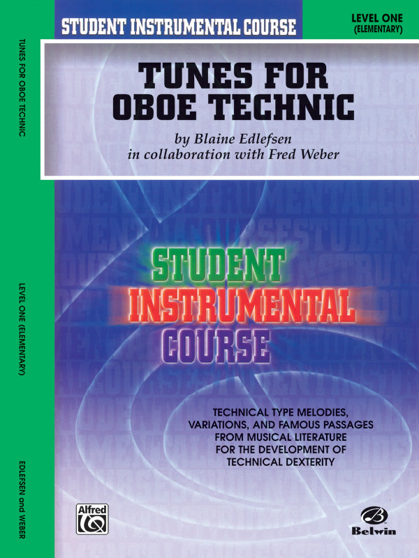 Student Instrumental Course: Tunes for Oboe Technic, Level I Cover Image