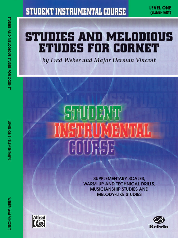 Student Instrumental Course: Studies and Melodious Etudes for Cornet, Level I Cover Image