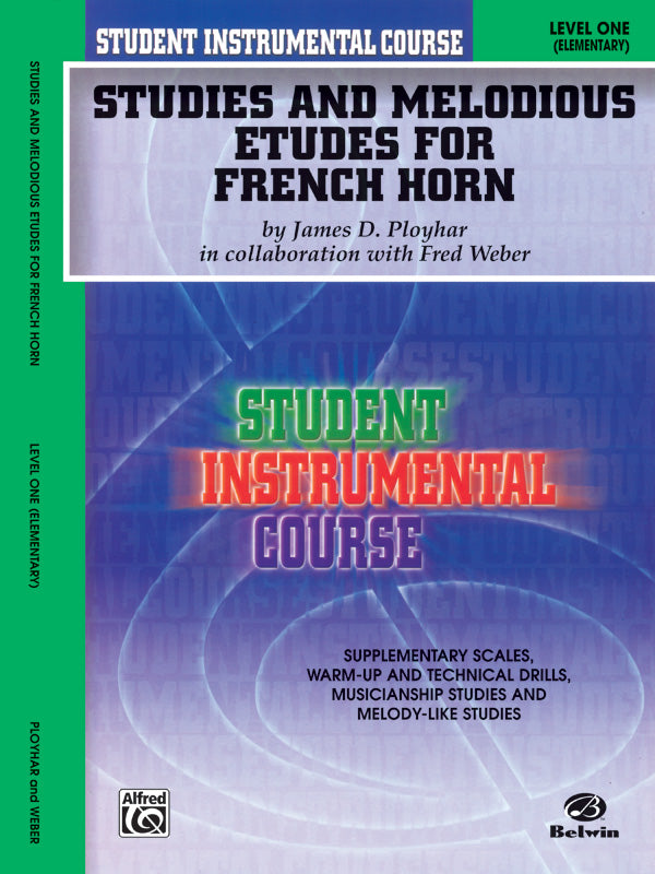 Student Instrumental Course: Studies and Melodious Etudes for French Horn, Level I Cover Image