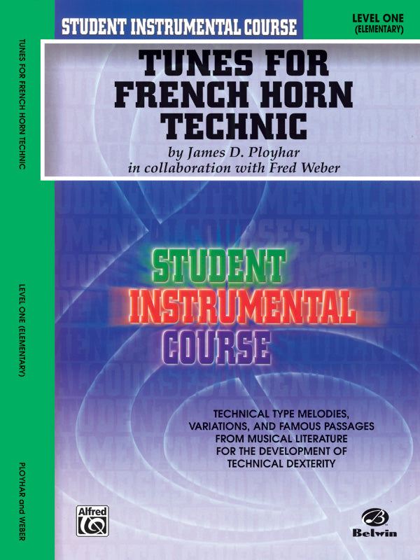 Student Instrumental Course: Tunes for French Horn Technic, Level I Cover Image
