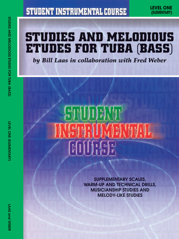 Student Instrumental Course: Studies and Melodious Etudes for Tuba, Level I Cover Image