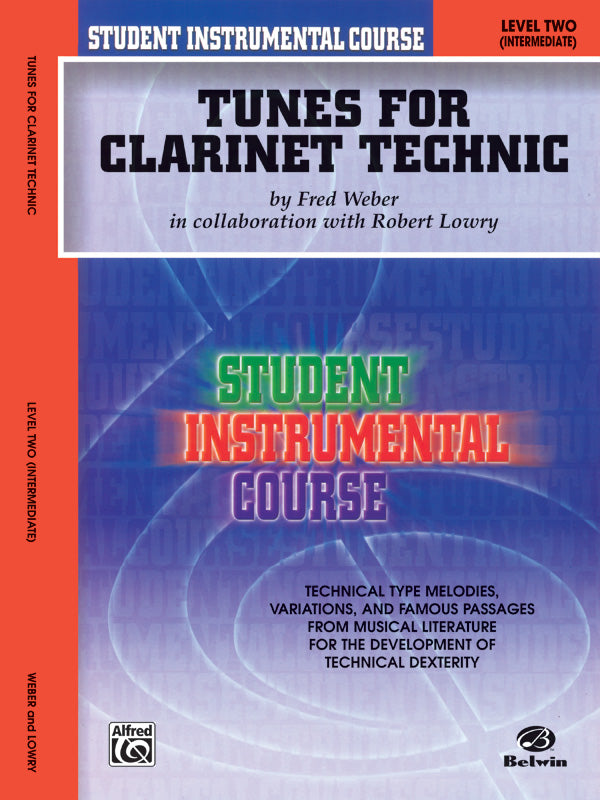 Student Instrumental Course: Tunes for Clarinet Technic, Level II Cover Image