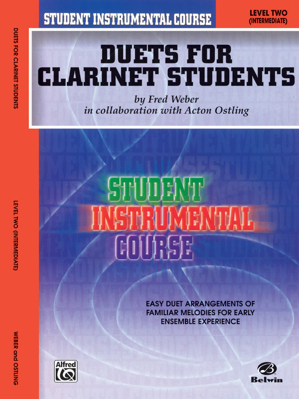 Student Instrumental Course: Duets for Clarinet Students, Level II Cover Image
