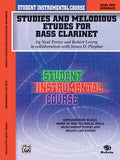 Student Instrumental Course: Studies and Melodious Etudes for Bass Clarinet, Level II Cover Image