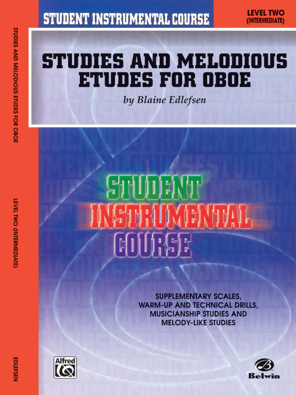 Student Instrumental Course: Studies and Melodious Etudes for Oboe, Level II Cover Image