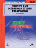 Student Instrumental Course: Studies and Melodious Etudes for Bassoon, Level II Cover Image