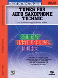 Student Instrumental Course: Tunes for Alto Saxophone Technic, Level II Cover Image