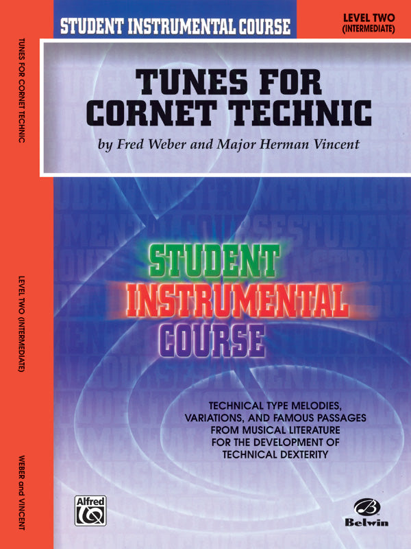 Student Instrumental Course: Tunes for Cornet Technic, Level II Cover Image