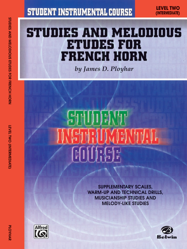 Student Instrumental Course: Studies and Melodious Etudes for French Horn, Level II Cover Image
