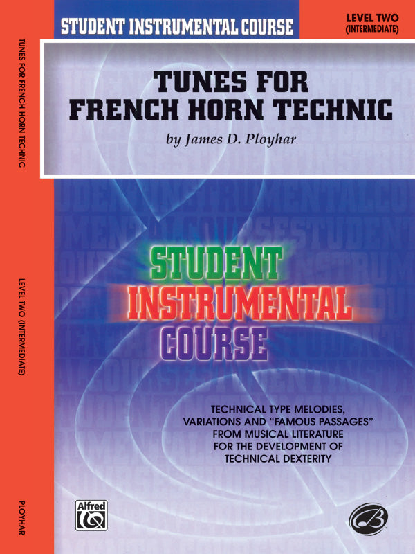 Student Instrumental Course: Tunes for French Horn Technic, Level II Cover Image