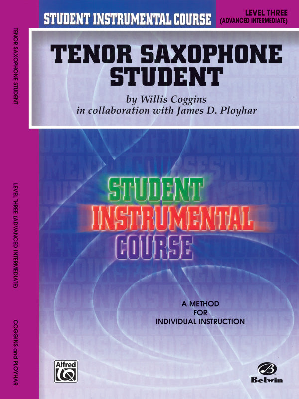 Student Instrumental Course: Tenor Saxophone Student, Level III Cover Image