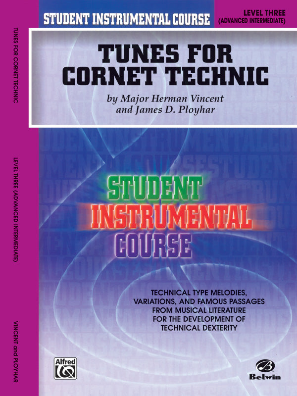 Student Instrumental Course: Tunes for Cornet Technic, Level III Cover Image