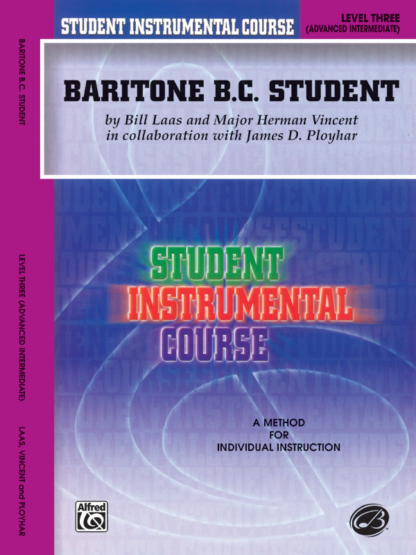 Student Instrumental Course: Baritone (B.C.) Student, Level III Cover Image