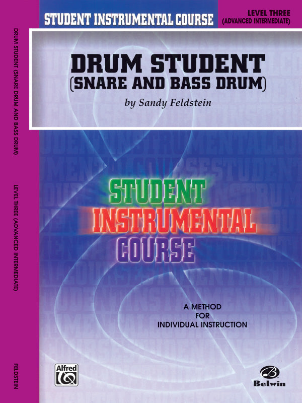 Student Instrumental Course: Drum Student, Level III Cover Image
