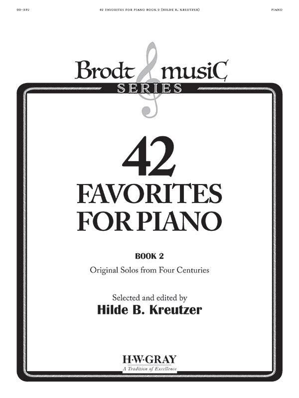 42 Favorites for Piano, Book 2 Cover Image