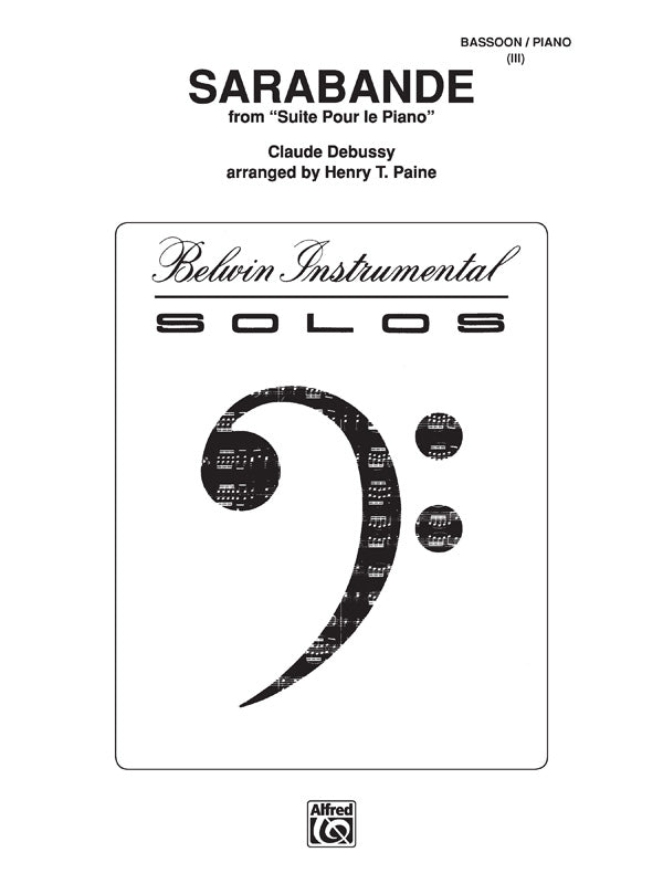 Sarabande (from <I>Suite pour le Piano</I>) Cover Image