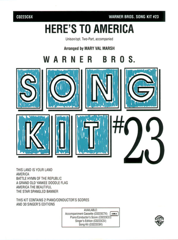 Here's to America: Song Kit #23 Cover Image
