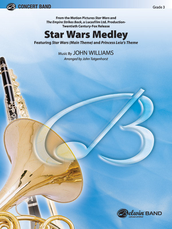 Star Wars® Medley: 2nd E-flat Alto Saxophone Sheet Music Preview