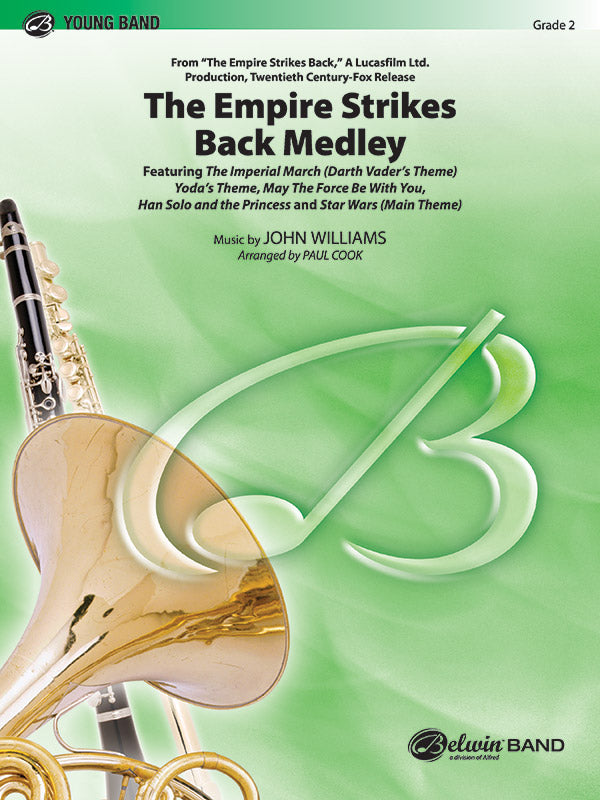 The Empire Strikes Back Medley: 2nd B-flat Clarinet Sheet Music Preview