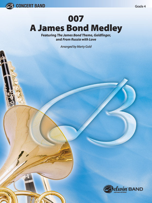 007 -- A James Bond Medley: 2nd Percussion Sheet Music Preview