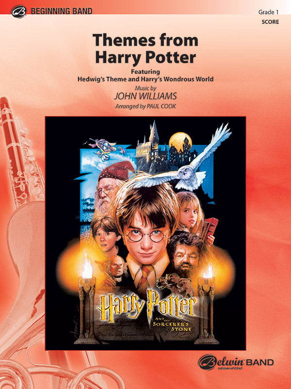 Harry Potter, Themes from: B-flat Bass Clarinet Sheet Music Preview
