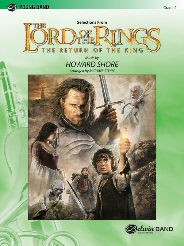 The Lord of the Rings: The Return of the King, Selections from: Flute Sheet Music Preview