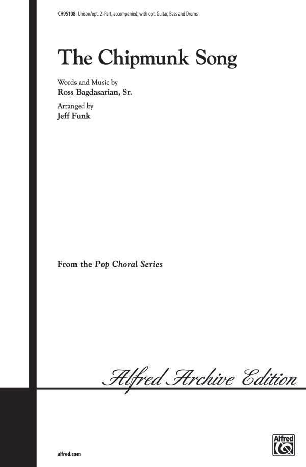 The Chipmunk Song (Christmas Don't Be Late) Sheet Music Preview