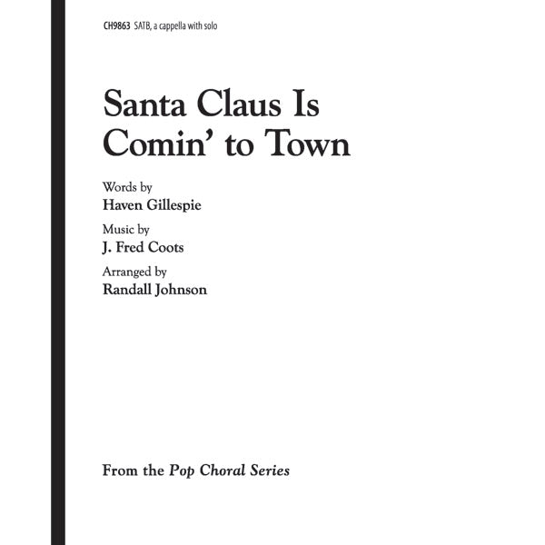 Santa Claus Is Comin' to Town Sheet Music Preview