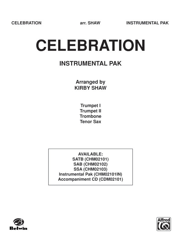 Celebration Sheet Music Preview