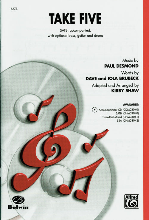 Take Five Sheet Music Preview