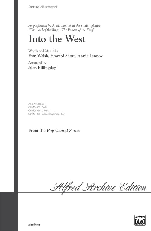 Into the West (from <I>The Lord of the Rings: The Return of the King</I>) Cover Image