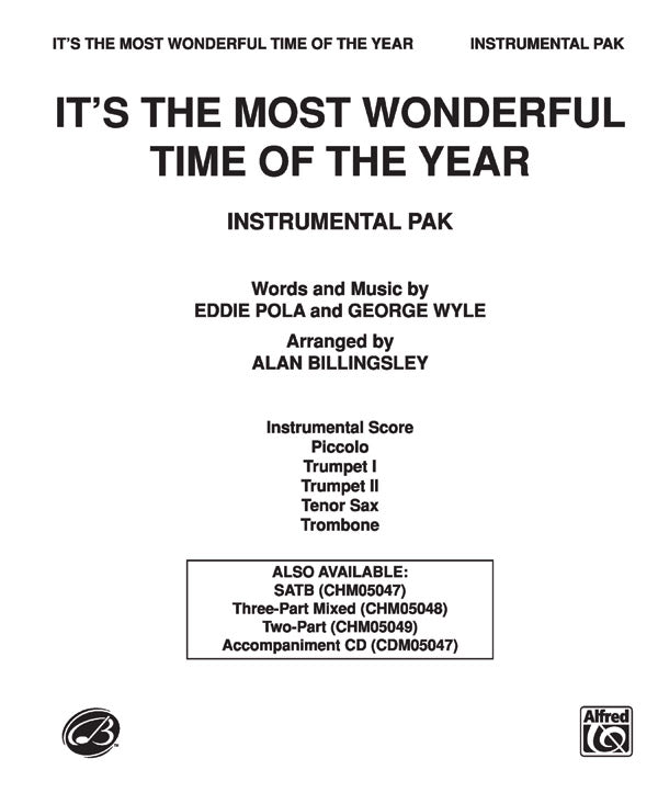 It's the Most Wonderful Time of the Year Sheet Music Preview