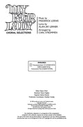My Fair Lady (Choral Selections) Cover Image