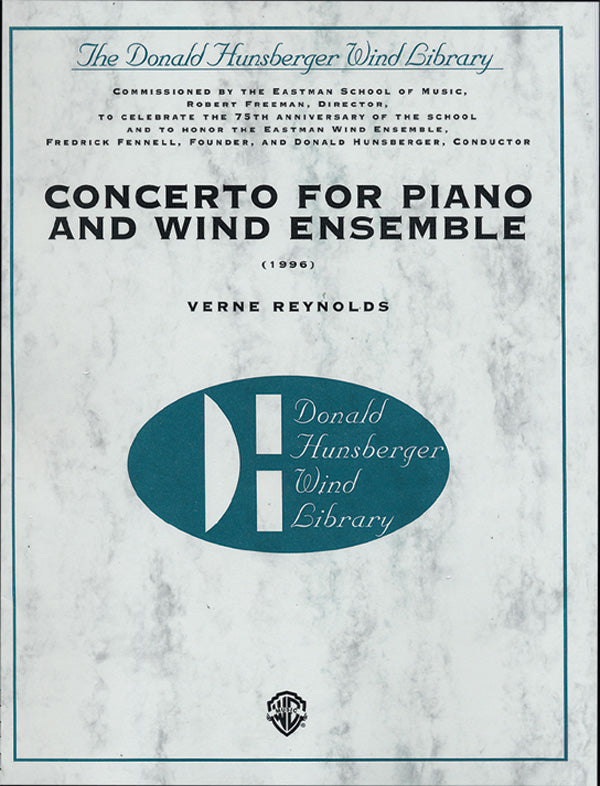 Concerto for Piano and Wind Ensemble (1966) Cover Image