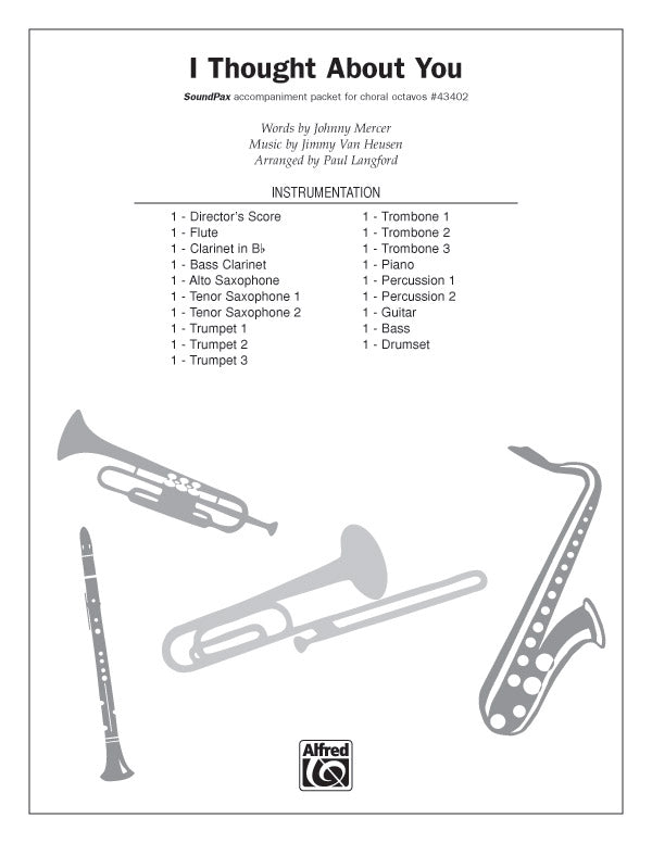 I Thought About You: Trumpet 3 Sheet Music Preview