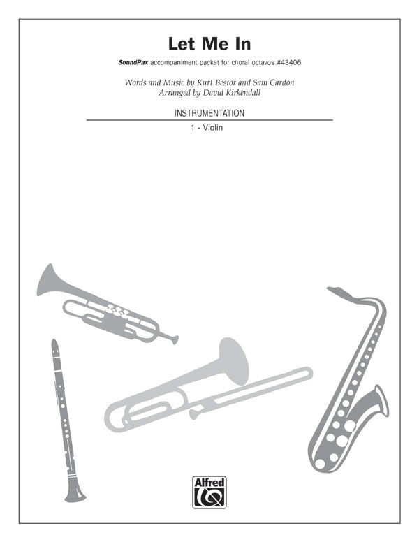 Let Me In: Violin Sheet Music Preview
