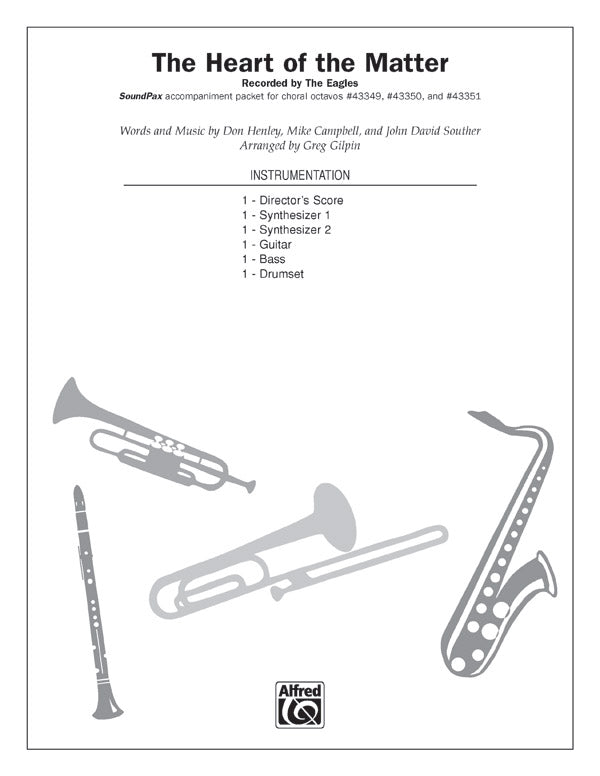 The Heart of the Matter Sheet Music Preview