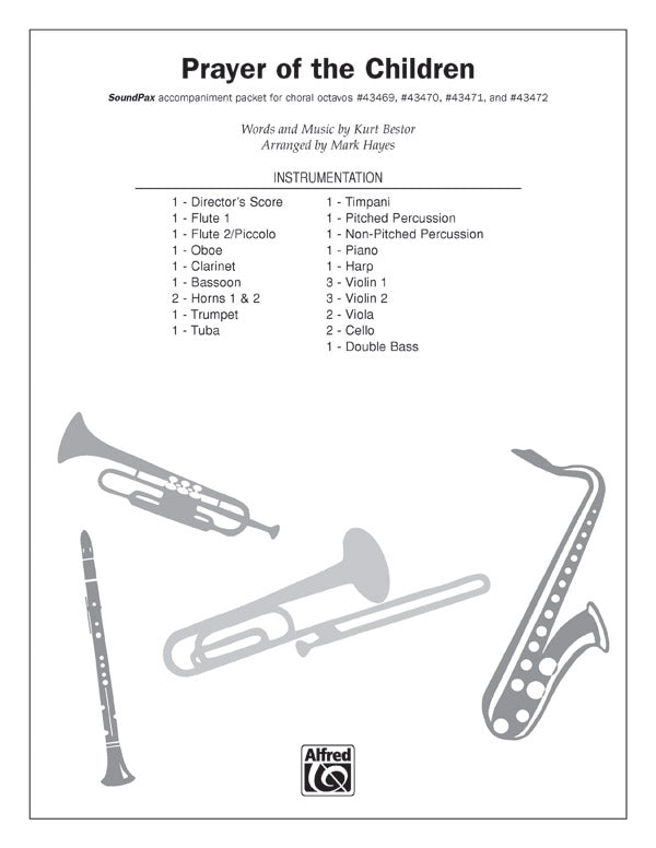 Prayer of the Children Sheet Music Preview